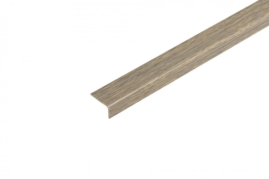 Profil ochronny kątownik PVC 20x10x1,1mm 2,75m Dąb