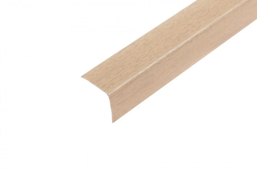 Profil ochronny kątownik PVC 20x20x1,1mm 2,75m Buk Jasny