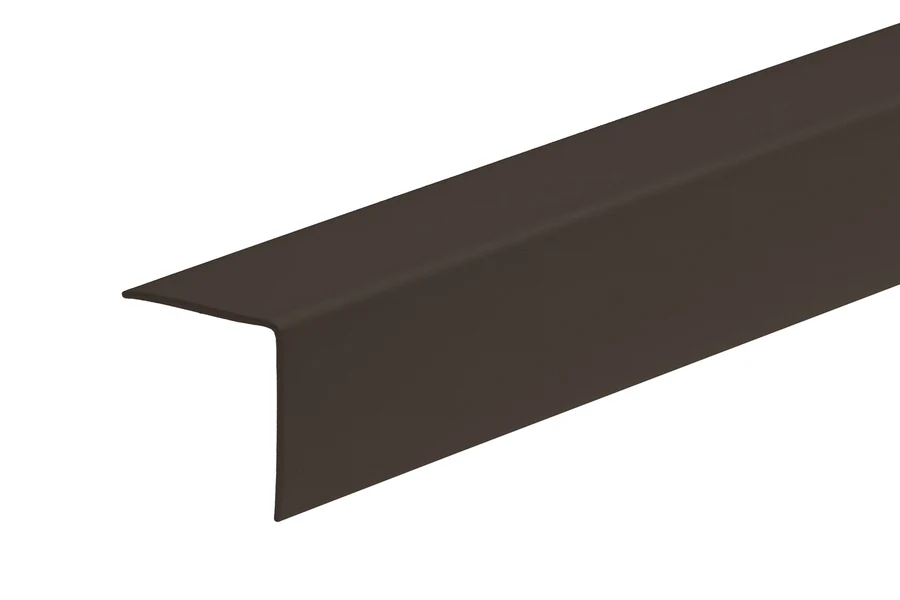 Profil ochronny kątownik PVC 25x25x1,1mm 2,75m Brązowy
