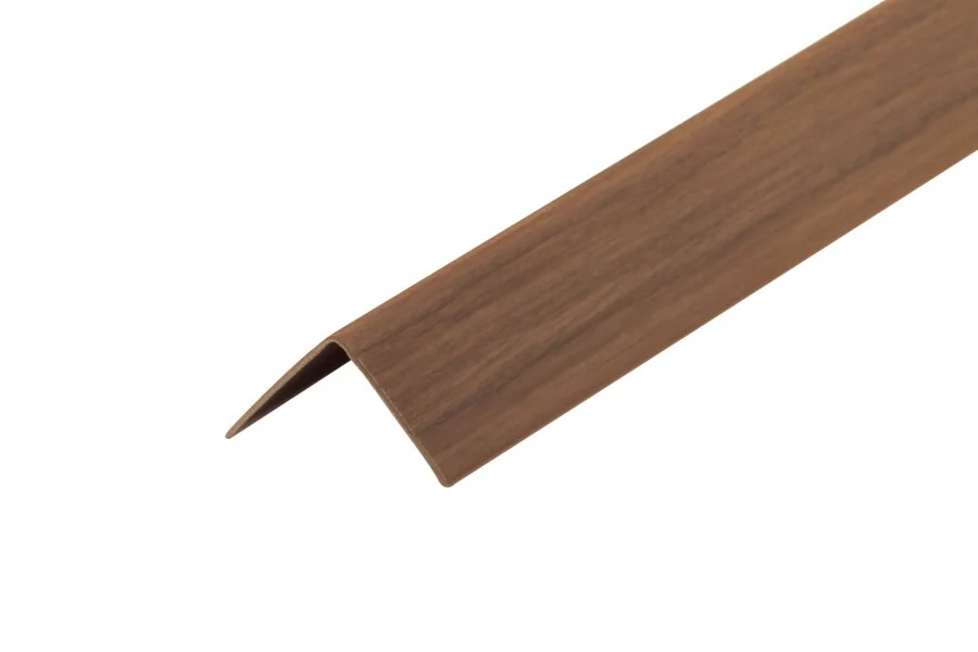 Profil ochronny kątownik PVC 25x25x1,1mm 2,75m Orzech