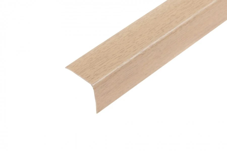 Profil ochronny kątownik PVC 30x30x1,1mm 2,75m Buk Jasny