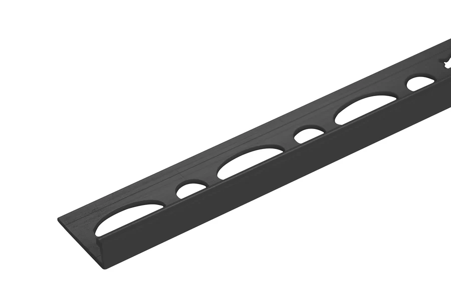 Profil ozdobny do glazury PVC 8mm 2,5m Czarny