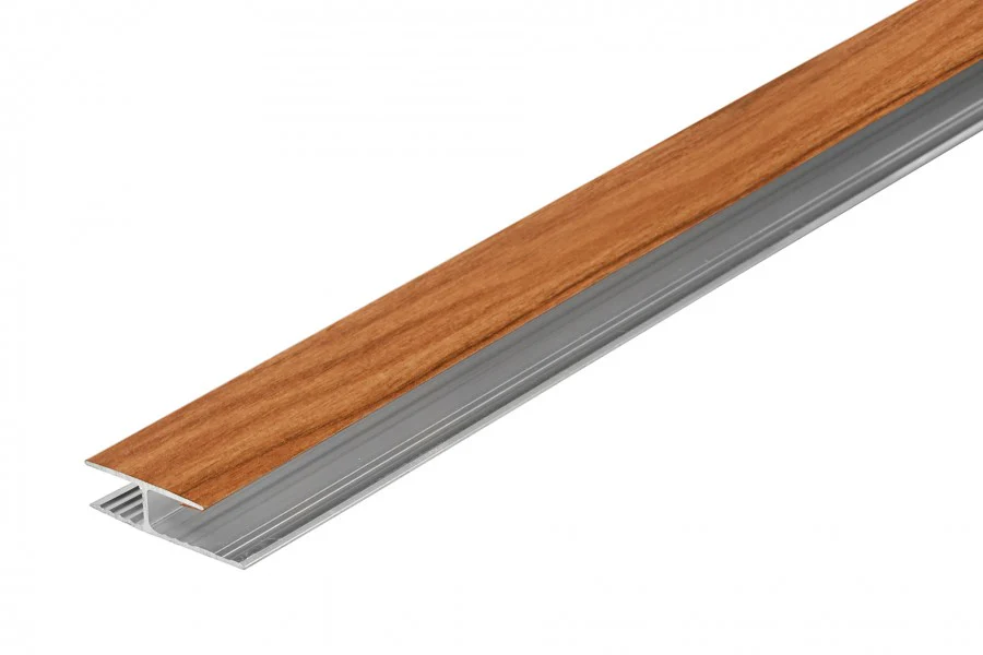 Profil połączeniowy do paneli aluminium laminat 8,5mm 1m Orzech Złoty