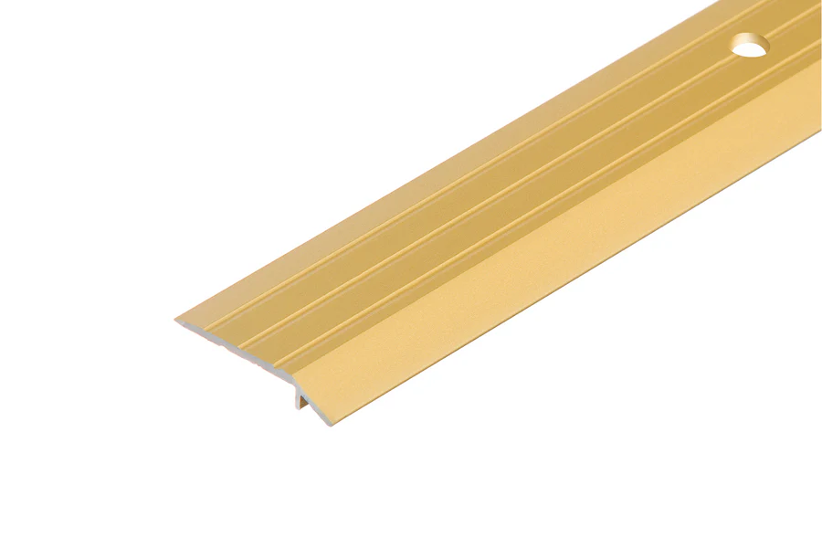 Profil progowy ochronny skośny aluminium anoda 30mm 1,8m Złoty