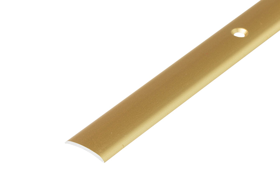 Profil progowy owalny aluminium anoda 20mm 2m Złoty