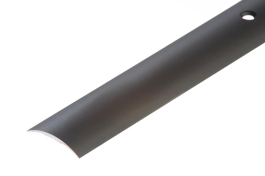 Profil progowy owalny aluminium anoda 30mm 2m Brązowy