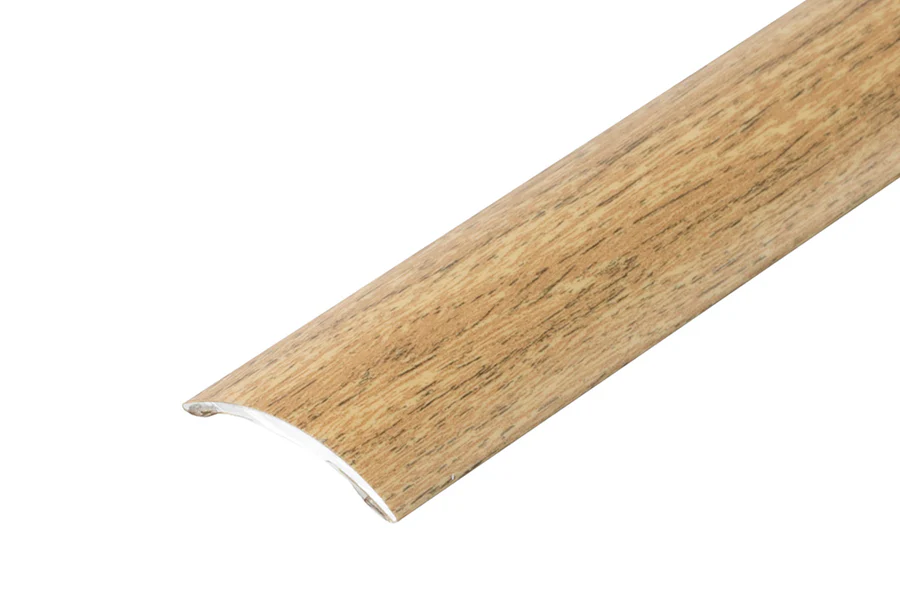 Profil progowy owalny klejony aluminium laminat 30mm 0,9m Dąb Naturalny