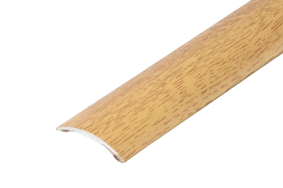 Profil progowy owalny klejony aluminium laminat 30mm 1,8m Dąb Szlachetny