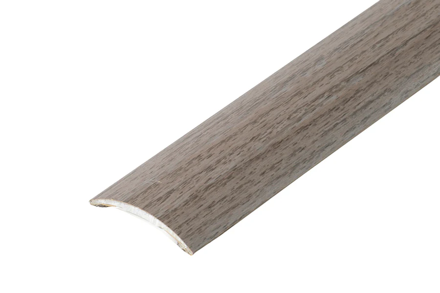 Profil progowy owalny klejony aluminium laminat 30mm 2,7m Dąb Verden