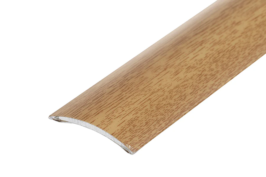 Profil progowy owalny klejony aluminium laminat 40mm 0,9m Dąb Szlachetny
