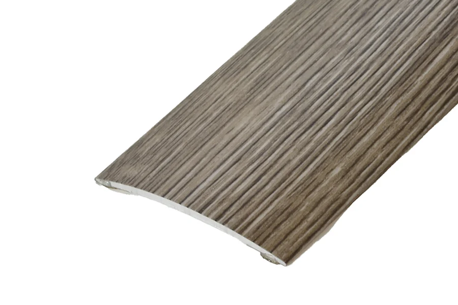 Profil progowy owalny klejony aluminium laminat 60mm 2m Dąb Glina