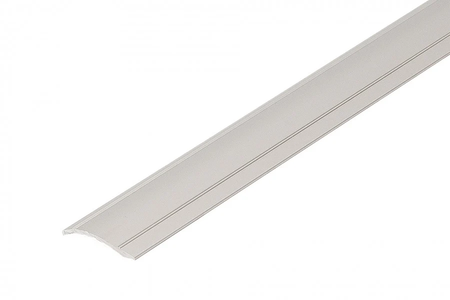 Profil progowy owalny wyrównujący klejony aluminium anoda 40mm 1m Srebrny