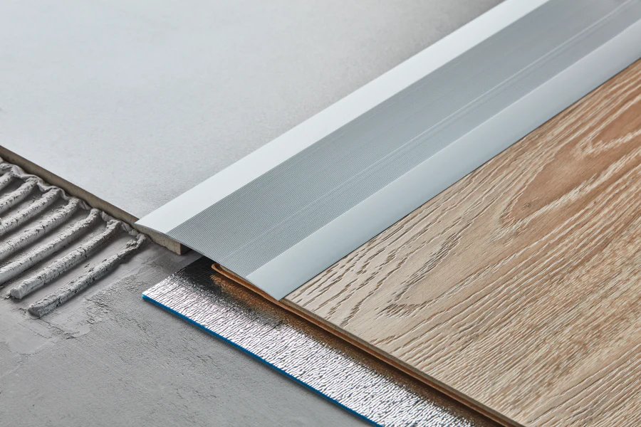 Profil progowy owalny z ryflem aluminium anoda 38mm 2m Srebrny - Image 3