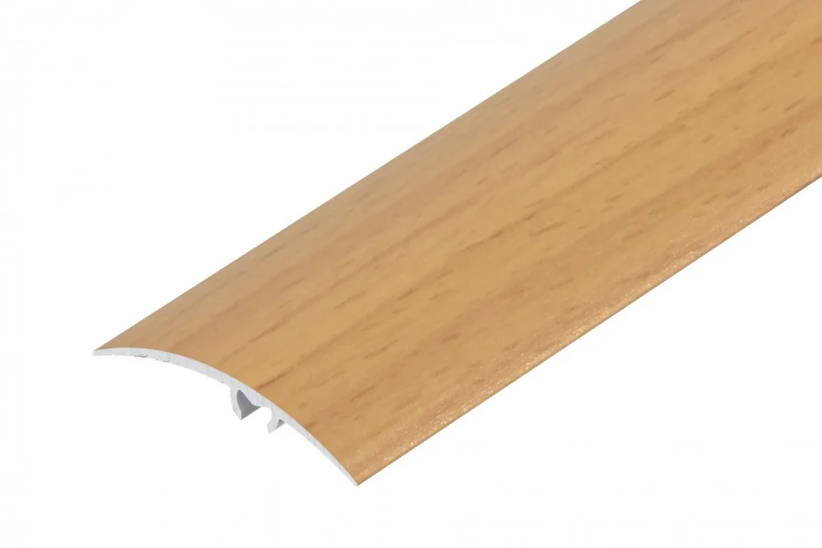 Profil progowy wciskany aluminium laminat 50mm 1,8m Buk 5 sposobów montażu