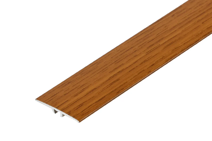 Profil progowy wciskany płaski aluminium laminat 35mm 1,8m Dąb Rustykalny