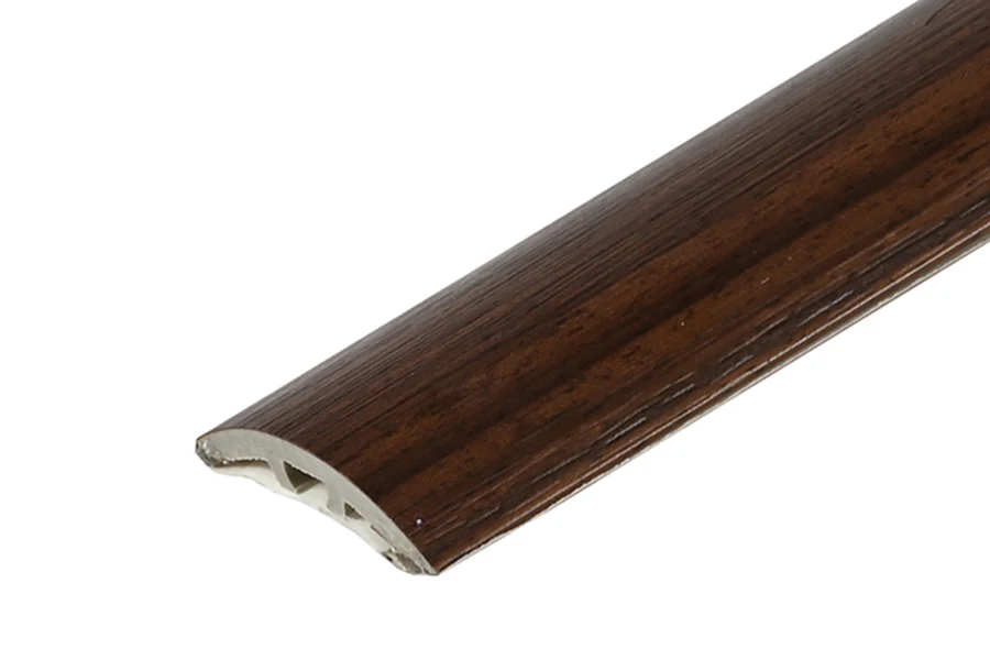 Profil progowy wciskany PVC laminat 30mm 0,9m Teak