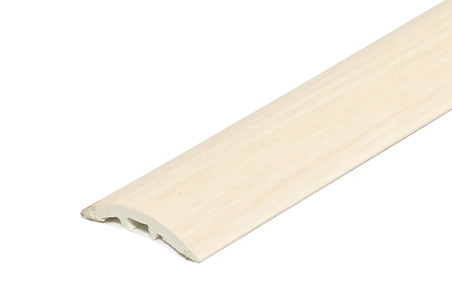 Profil progowy wciskany PVC laminat 30mm 1,8m Dąb Biały
