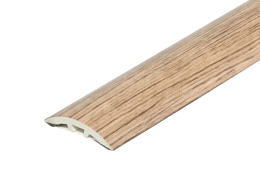 Profil progowy wciskany PVC laminat 30mm 1,8m Dąb Glina