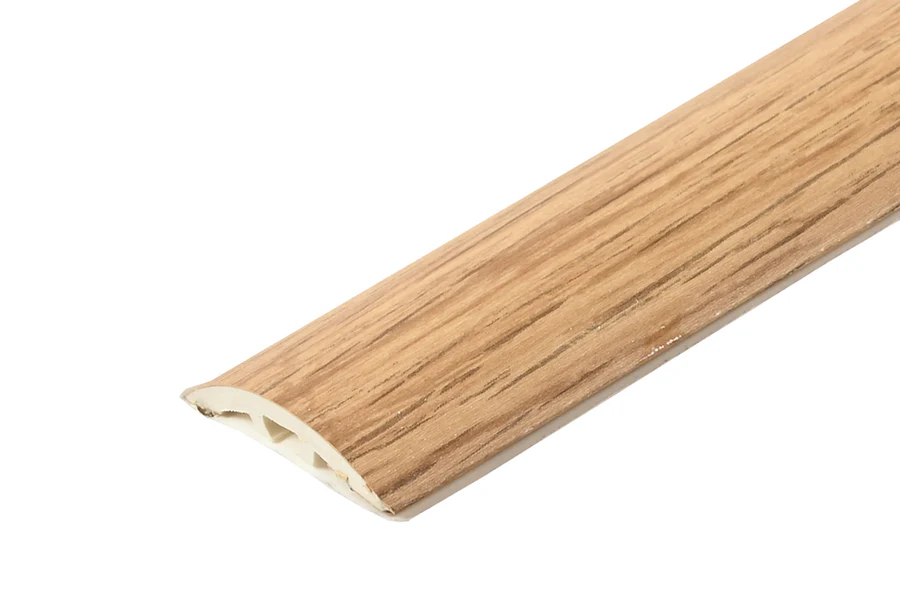 Profil progowy wciskany PVC laminat 30mm 1,8m Dąb Hamilton