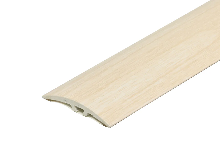 Profil progowy wciskany PVC laminat 40mm 0,9m Dąb Biały