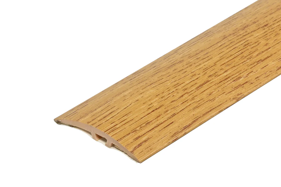 Profil progowy wciskany PVC laminat 40mm 1,8m Dąb Złoty