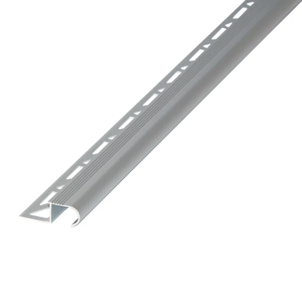 Profil schodowy AL zet owalny 12mm L= 2,50m Srebrny ZEWN K15