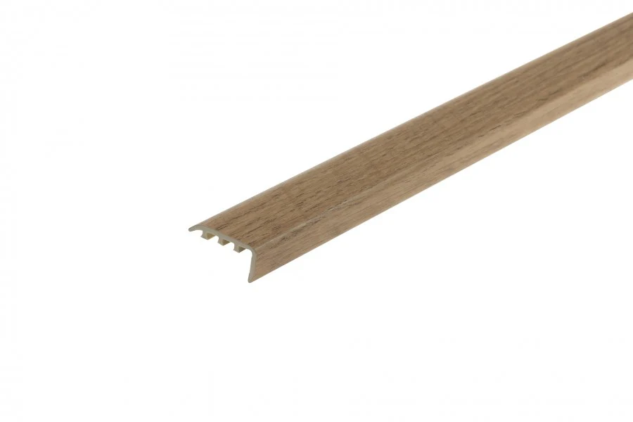 Profil schodowy kątownik progowy PVC laminat 30x14mm 0,9m Dąb Hamilton