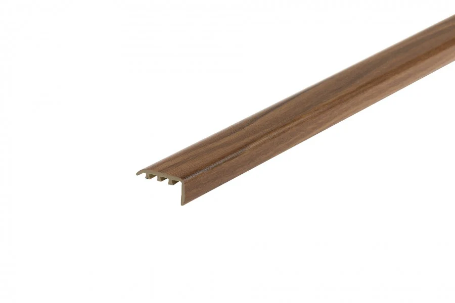 Profil schodowy kątownik progowy PVC laminat 30x14mm 0,9m Orzech Złoty