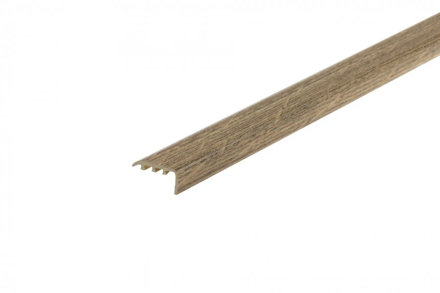 Profil schodowy kątownik progowy PVC laminat 30x14mm 1,8m Dąb Naturalny