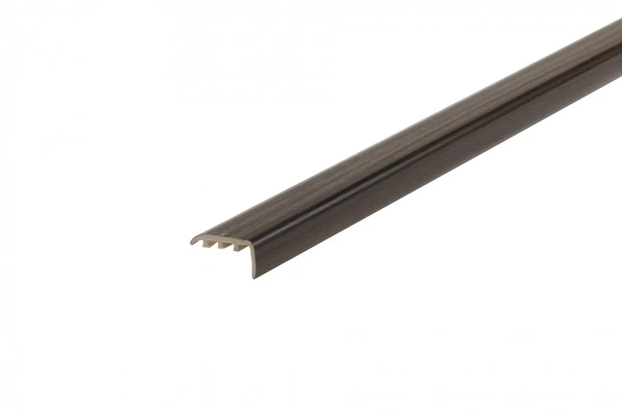 Profil schodowy kątownik progowy PVC laminat 30x14mm 1,8m Teak