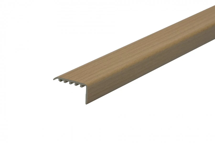 Profil schodowy kątownik progowy PVC laminat 45x22mm 0,9m Buk
