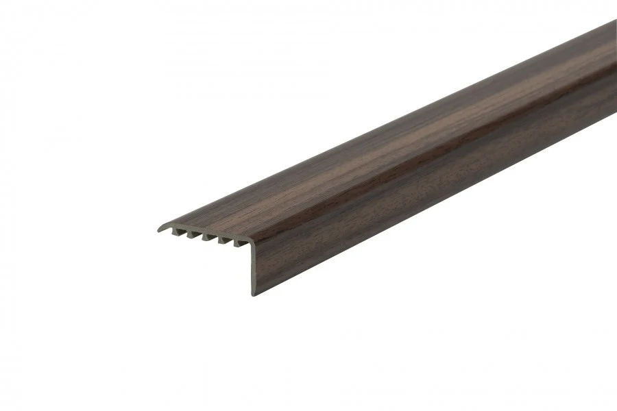 Profil schodowy kątownik progowy PVC laminat 45x22mm 1,8m Teak