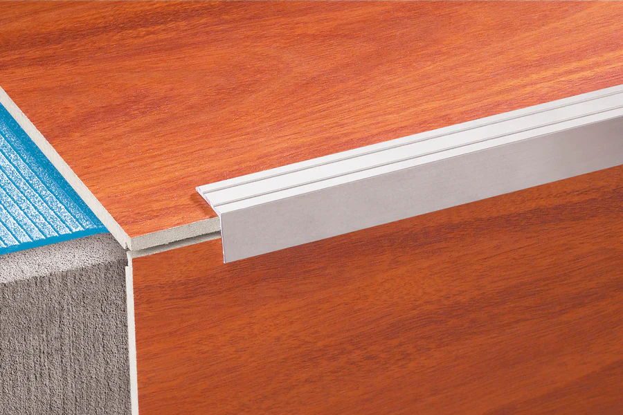 Profil schodowy narożny klejony aluminium anoda 25x20mm 1,35m Szampan - Image 3
