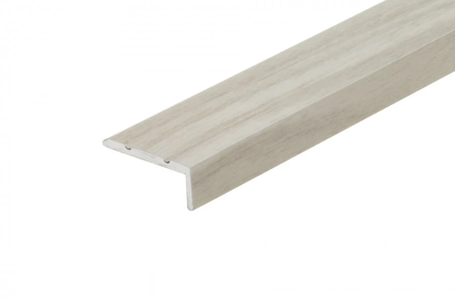 Profil schodowy narożny klejony aluminium laminat 25x10mm 1,35m Dąb Wiejski