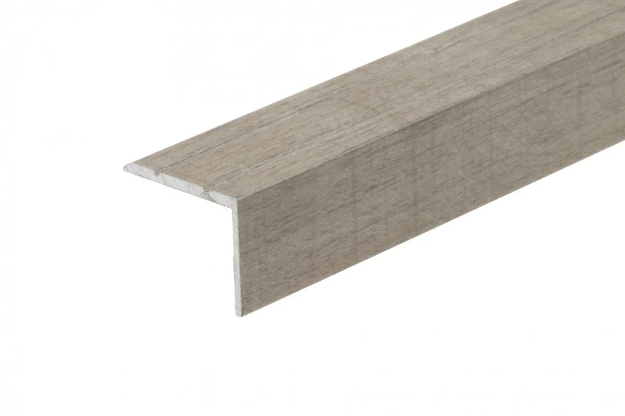Profil schodowy narożny klejony aluminium laminat 25x20mm 1,35m Dąb Avero