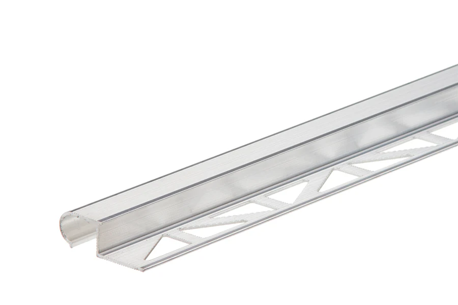 Profil schodowy owalny aluminium naturalne 2m Srebrny