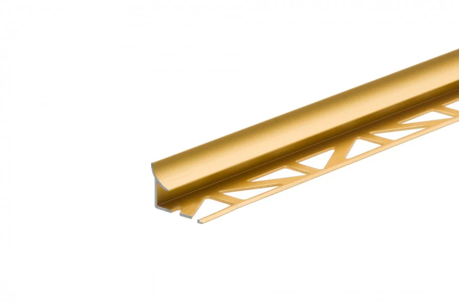 Profil wewnętrzny do glazury aluminium anoda 8mm 2,5m Złoty