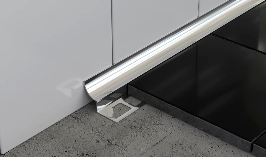 Profil wewnętrzny do glazury stal nierdzewna naturalna 10mm 2,5m Srebrny - Image 2