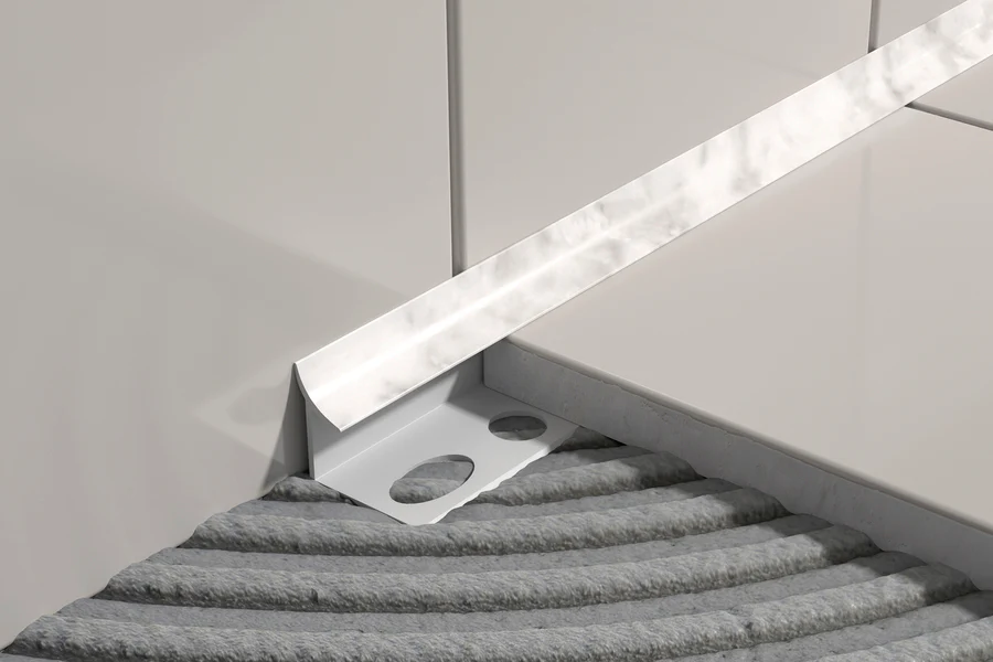 Profil wewnętrzny szeroki do glazury PVC 10mm 2,5m Piaskowy Beżowy - Image 3