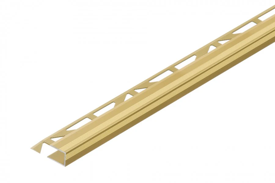 Profil zakończeniowy do paneli aluminium anoda 8mm 1,8m Złoty