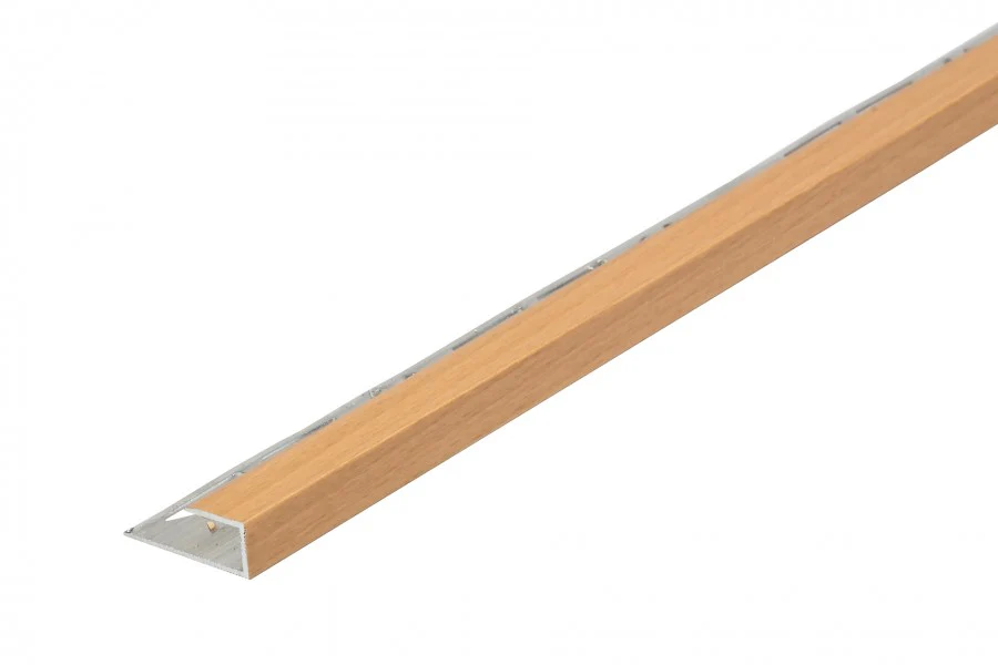 Profil zakończeniowy do paneli aluminium laminat 8mm 1m Buk