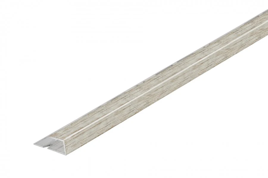 Profil zakończeniowy do paneli aluminium laminat 8mm 1m Świerk Rosario