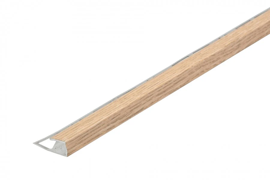 Profil zakończeniowy do paneli aluminium laminat 8mm 2m Dąb Jasny