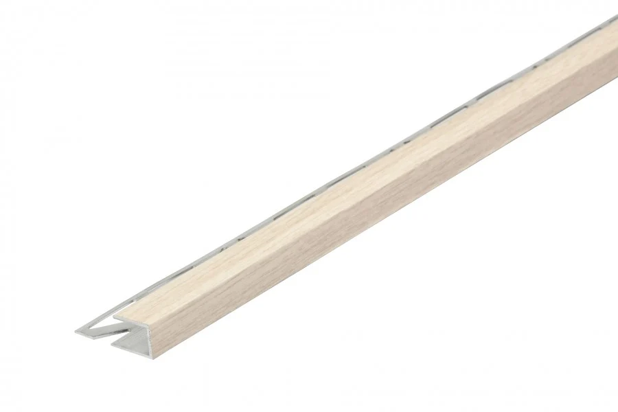 Profil zakończeniowy do paneli aluminium laminat 8mm 2m Dąb Wiejski