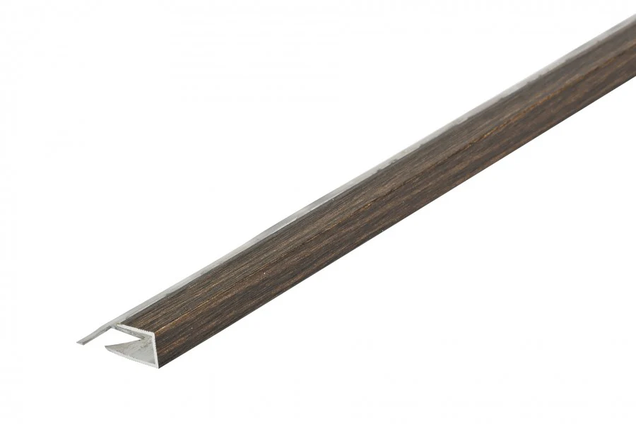 Profil zakończeniowy do paneli aluminium laminat 8mm 2m Venge