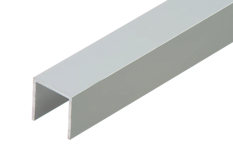 Profil zakończeniowy forma U aluminium anoda 20x20x1,5mm 2m Srebrny