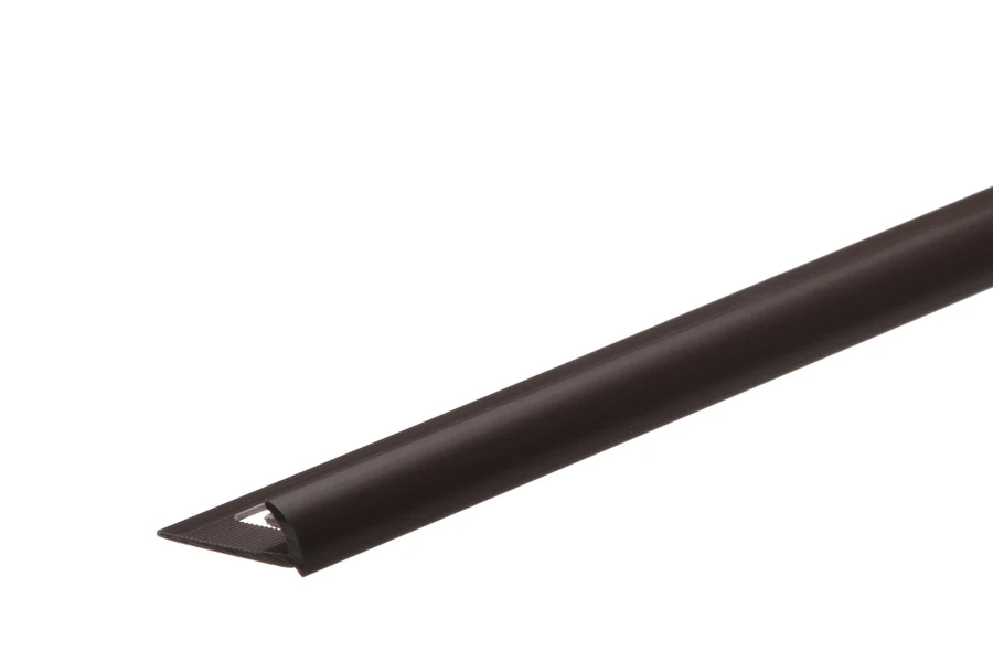 Profil zewnętrzny do glazury PVC 7mm 2,5m Czekoladowy