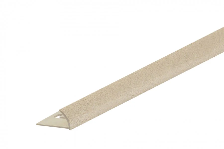 Profil zewnętrzny do glazury PVC 8mm 2,5m Piaskowy Beżowy