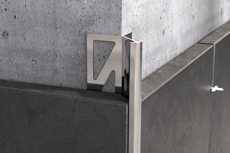 Profil zewnętrzny wąski do glazury aluminium anoda poler 12mm 2,5m Srebrny - Image 2