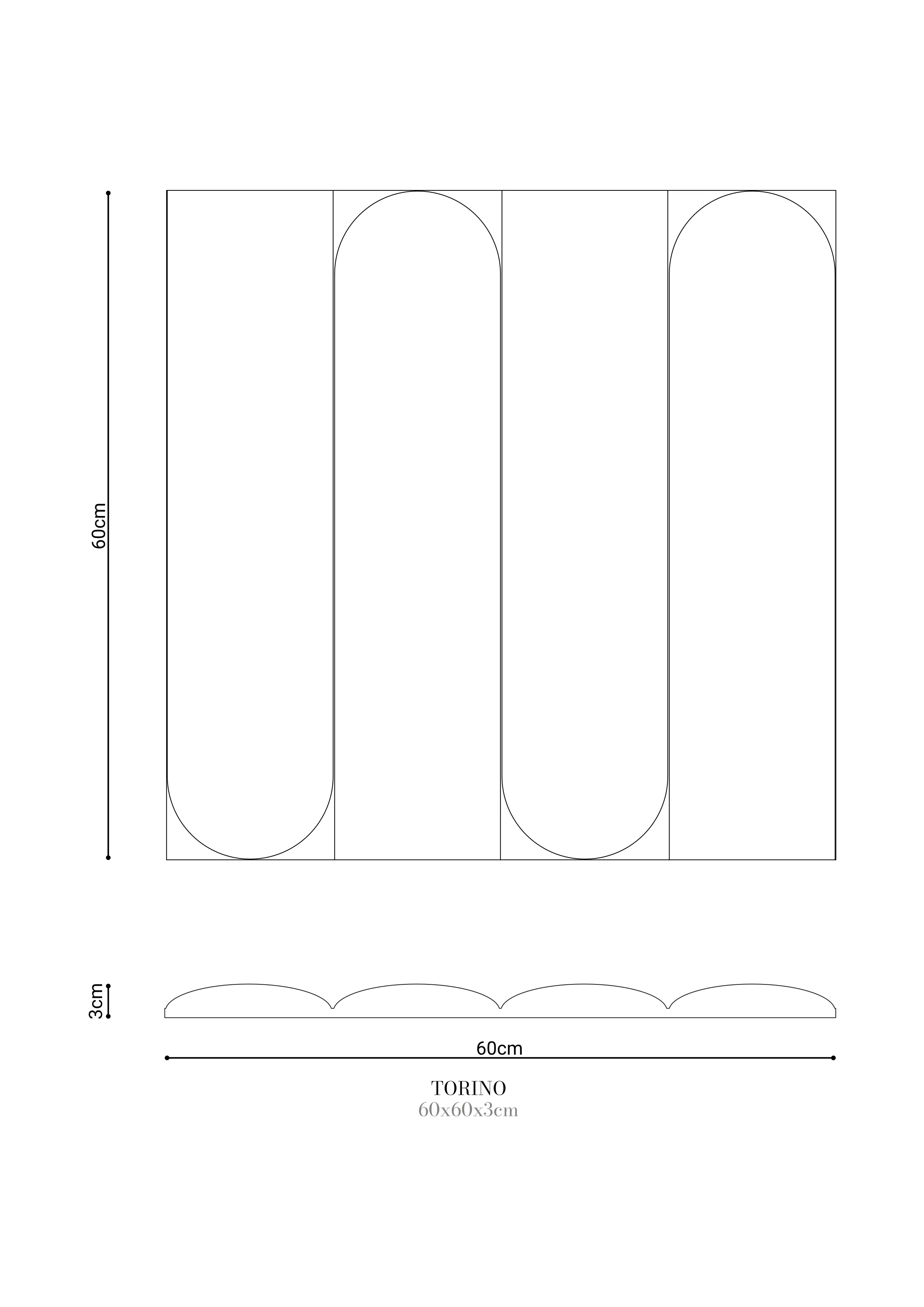 Puresense panel TORINO 600x600x30 MURSO Biały Mat - Image 4